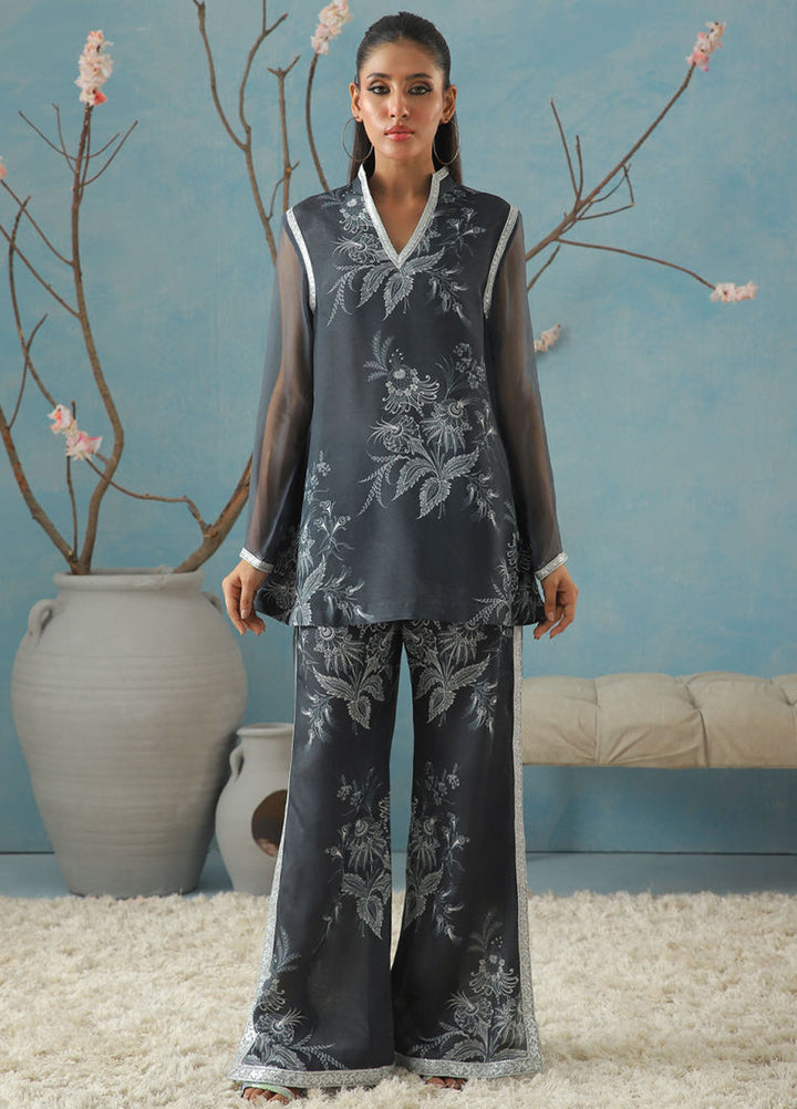 Kaira by Shamaeel Ansari Pret Embroidered Silk 2 Piece Suit KAI-05