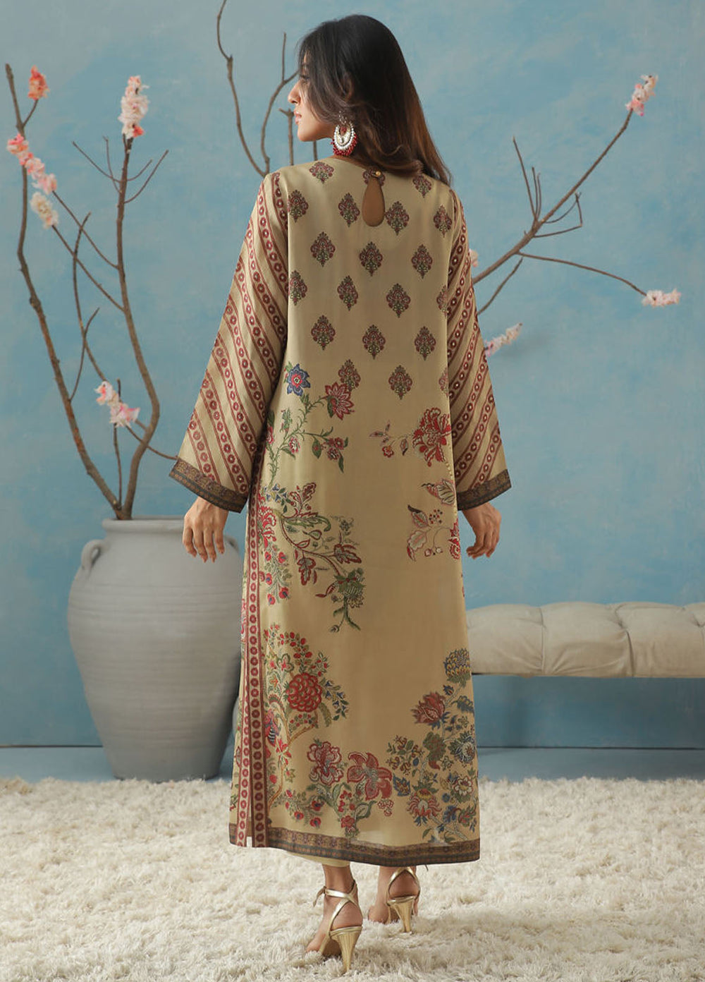 Kaira by Shamaeel Ansari Pret Embroidered Silk 2 Piece Suit KAI-06