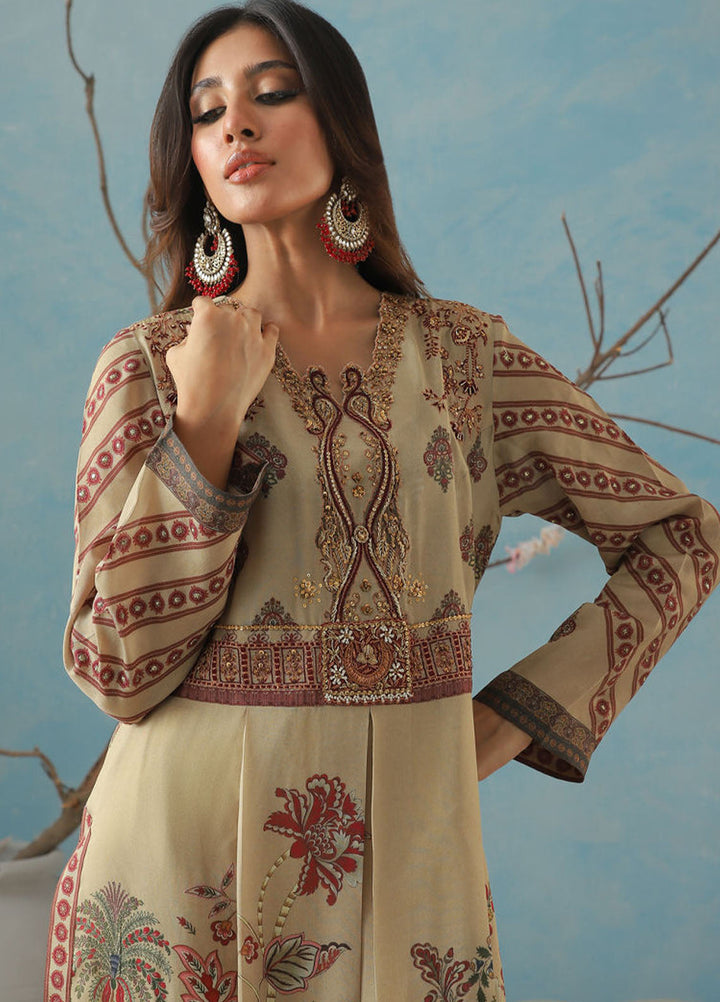 Kaira by Shamaeel Ansari Pret Embroidered Silk 2 Piece Suit KAI-06