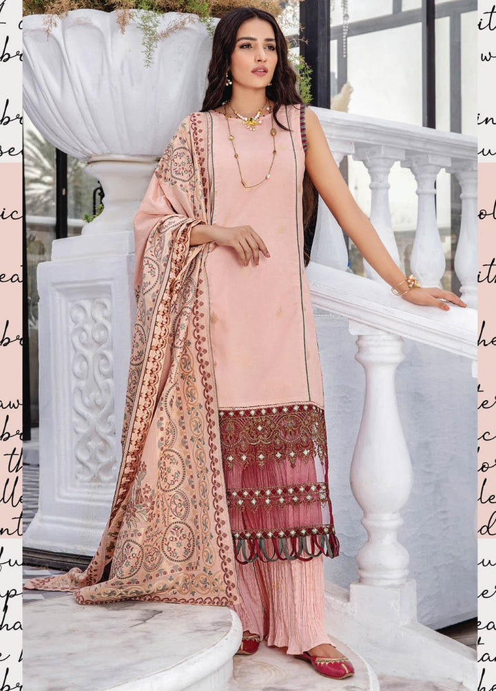 Kalam By Humdum Jacquard Lawn Suits Unstitched 3 Piece HD23K D-2 - Summer Collection
