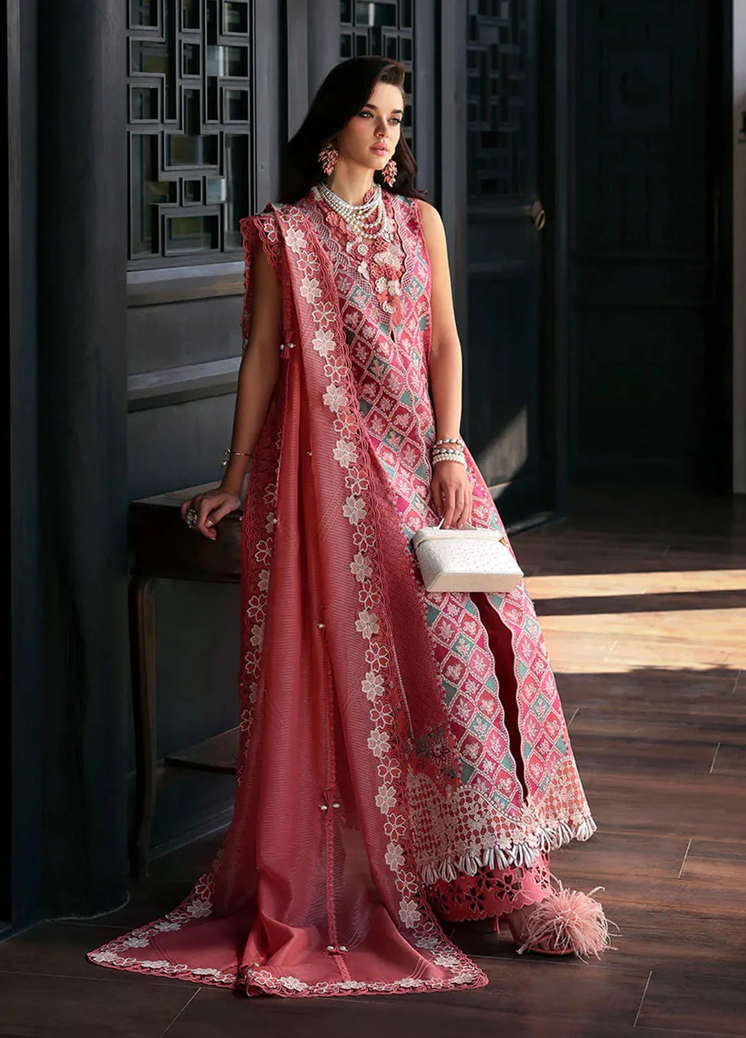 Kalani by Republic Womenswear Embroidered Lawn Suits Unstitched 3 Piece RW25KL RP-D1A Ayra - Summer Collection