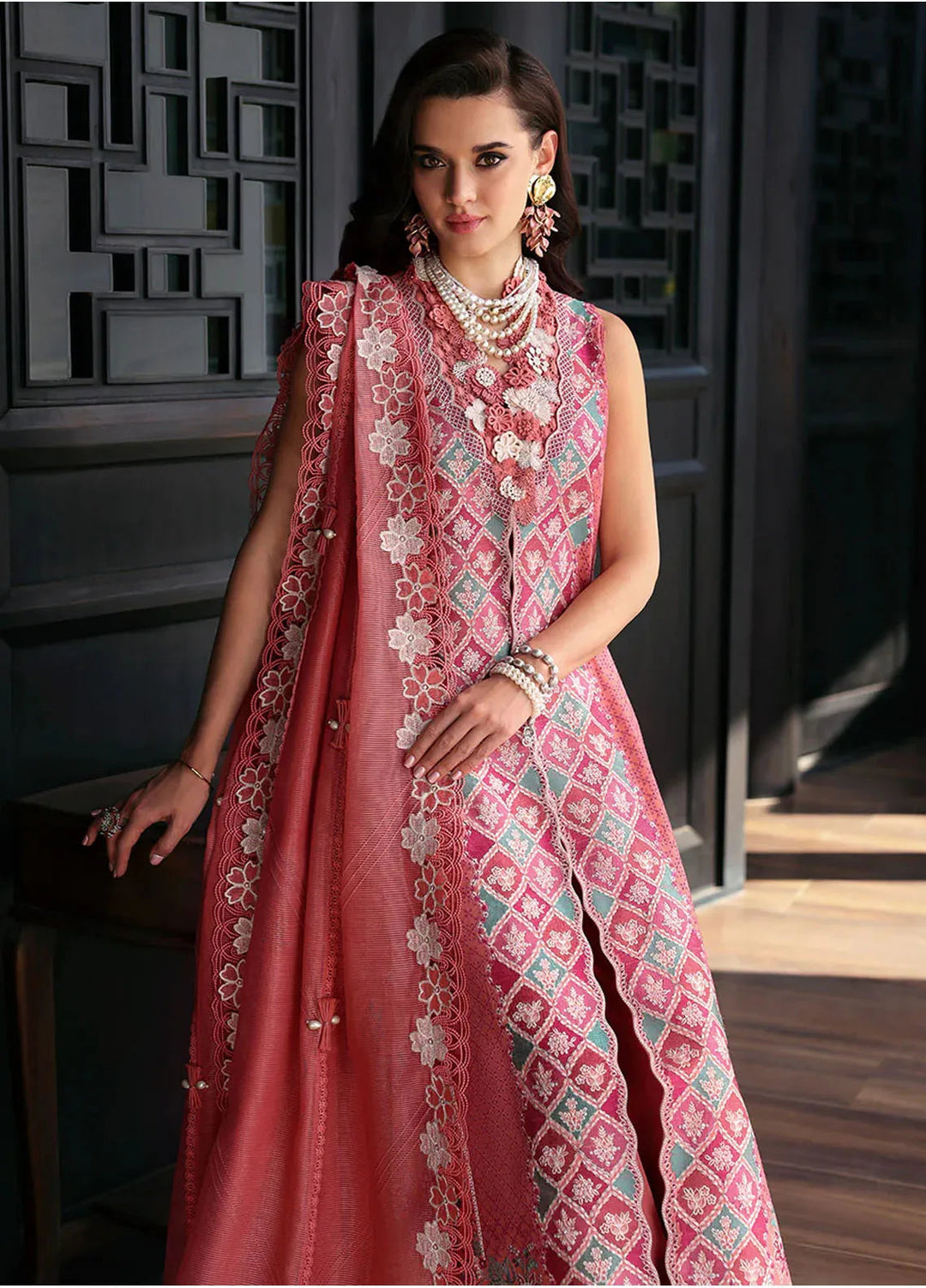 Kalani by Republic Womenswear Embroidered Lawn Suits Unstitched 3 Piece RW25KL RP-D1A Ayra - Summer Collection