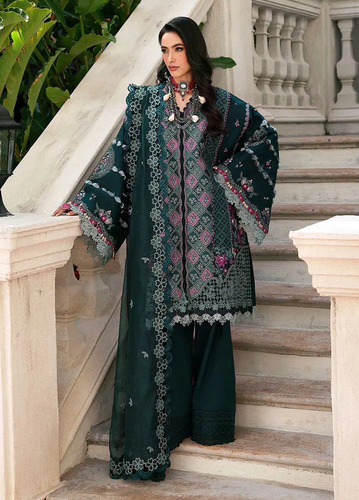 Kalani by Republic Womenswear Embroidered Lawn Suits Unstitched 3 Piece RW25KL RP-D1B Zehra - Summer Collection