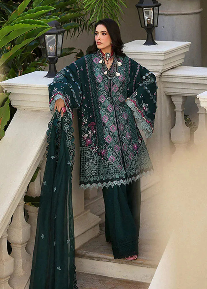 Kalani by Republic Womenswear Embroidered Lawn Suits Unstitched 3 Piece RW25KL RP-D1B Zehra - Summer Collection