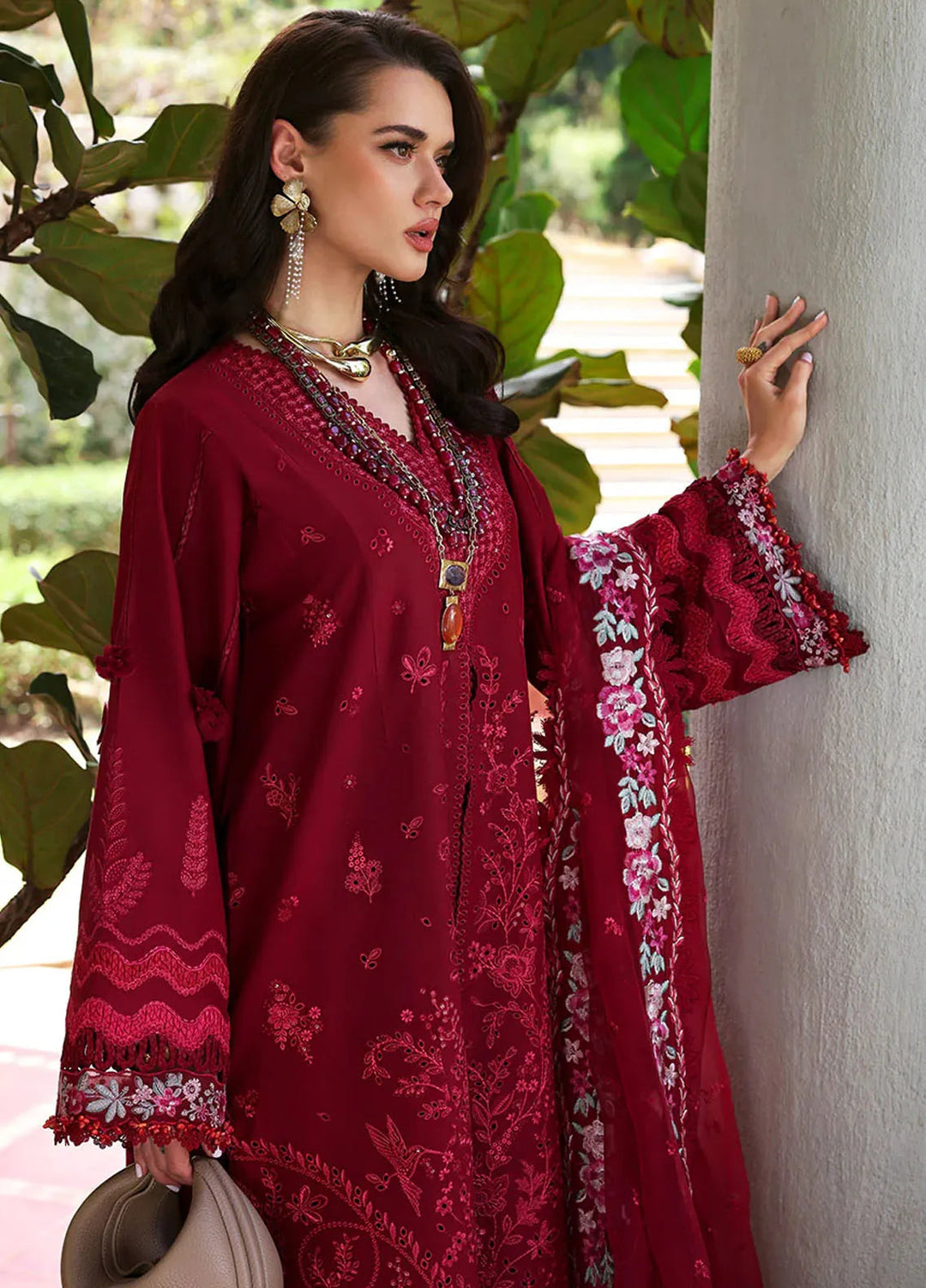 Kalani by Republic Womenswear Embroidered Lawn Suits Unstitched 3 Piece RW25KL RP-D4A Rhea - Summer Collection