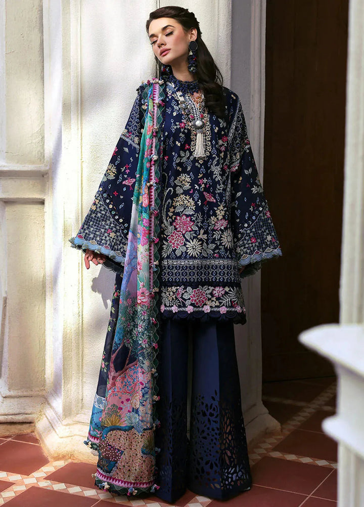 Kalani by Republic Womenswear Embroidered Lawn Suits Unstitched 3 Piece RW25KL RP-D5B Nyra - Summer Collection