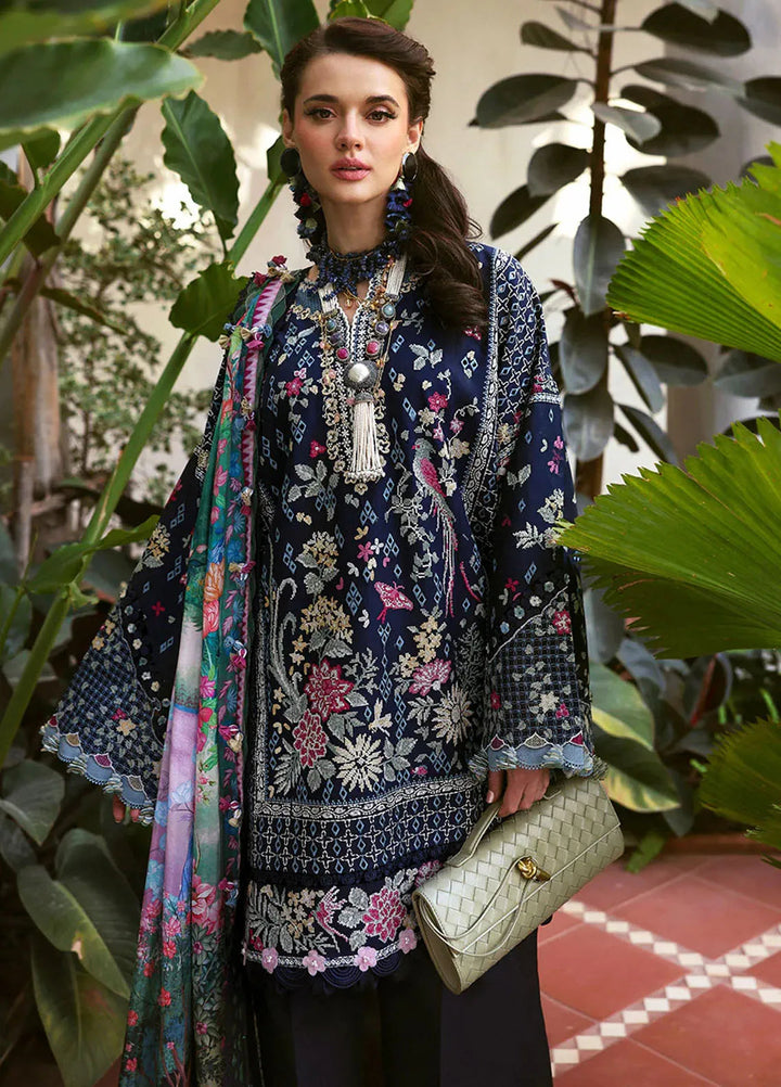 Kalani by Republic Womenswear Embroidered Lawn Suits Unstitched 3 Piece RW25KL RP-D5B Nyra - Summer Collection