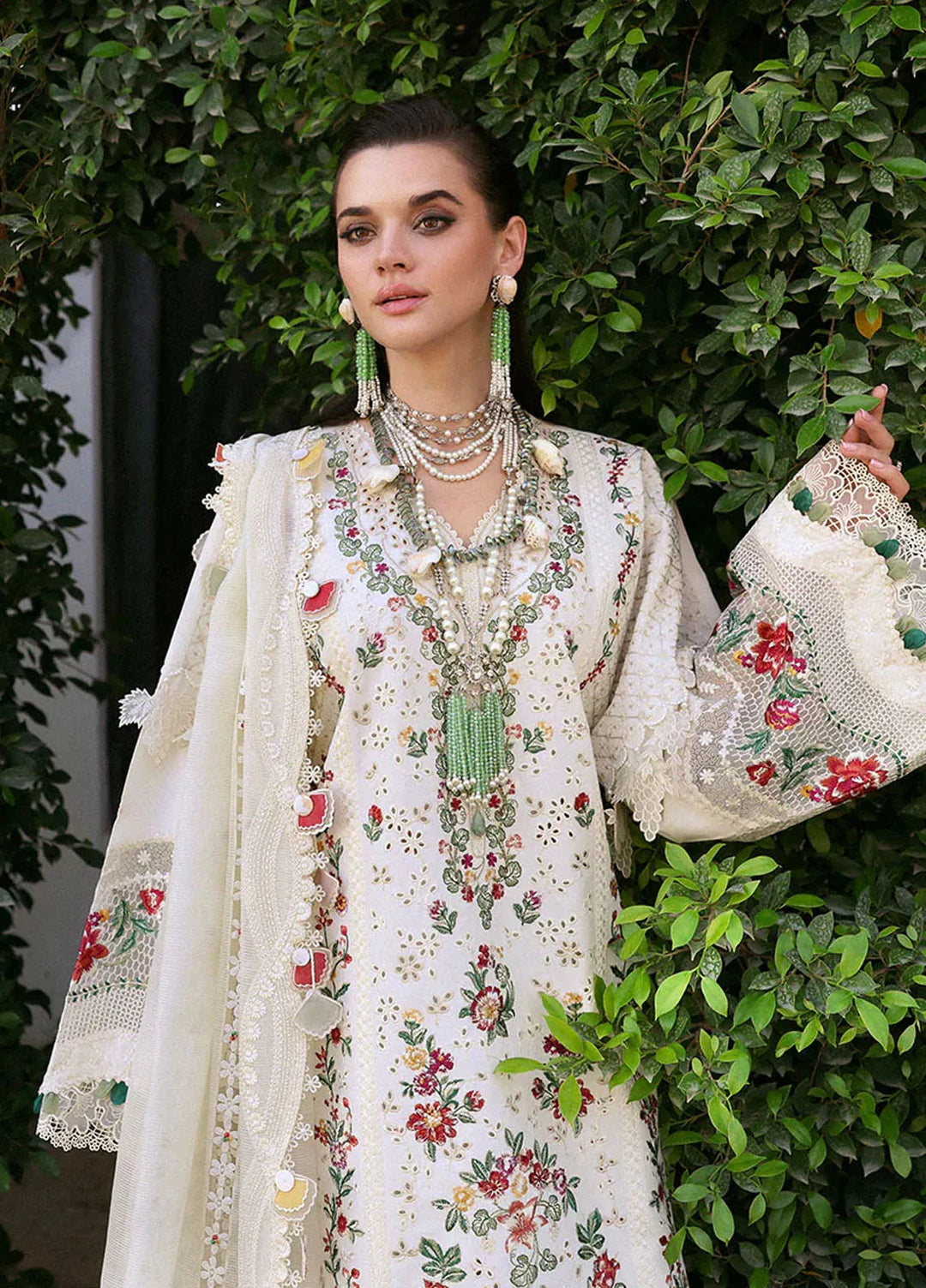 Kalani by Republic Womenswear Embroidered Lawn Suits Unstitched 3 Piece RW25KL RP-D7A Mira - Summer Collection