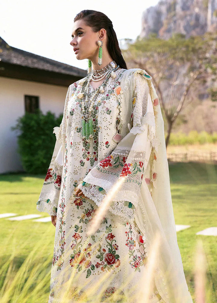 Kalani by Republic Womenswear Embroidered Lawn Suits Unstitched 3 Piece RW25KL RP-D7A Mira - Summer Collection