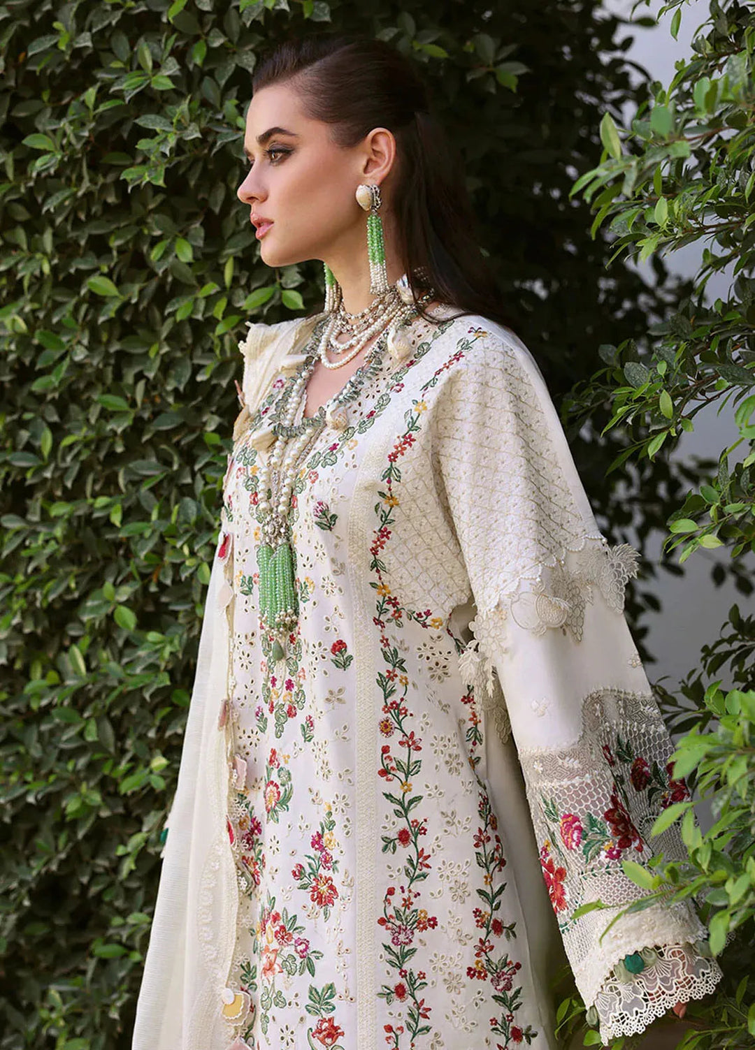Kalani by Republic Womenswear Embroidered Lawn Suits Unstitched 3 Piece RW25KL RP-D7A Mira - Summer Collection
