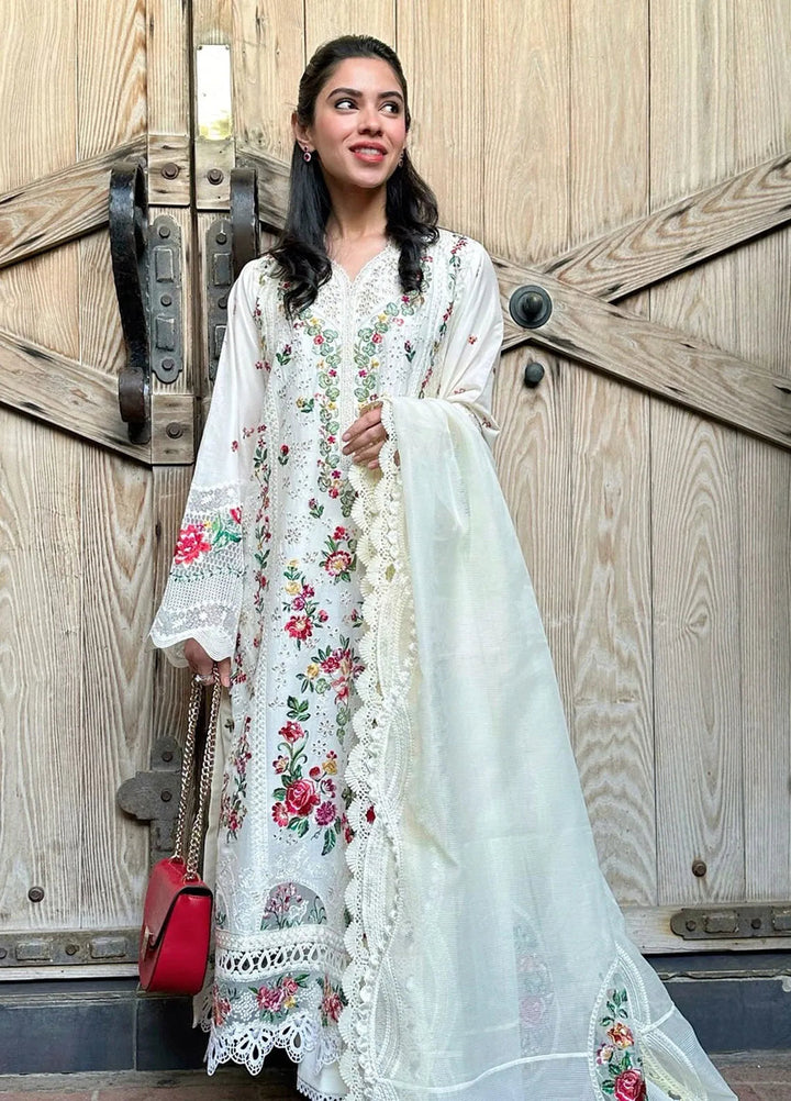 Kalani by Republic Womenswear Embroidered Lawn Suits Unstitched 3 Piece RW25KL RP-D7A Mira - Summer Collection