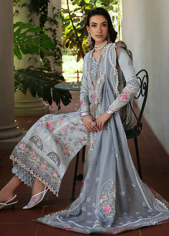 Kalani by Republic Womenswear Embroidered Lawn Suits Unstitched 3 Piece RW25KL RP-D7B Hoor - Summer Collection
