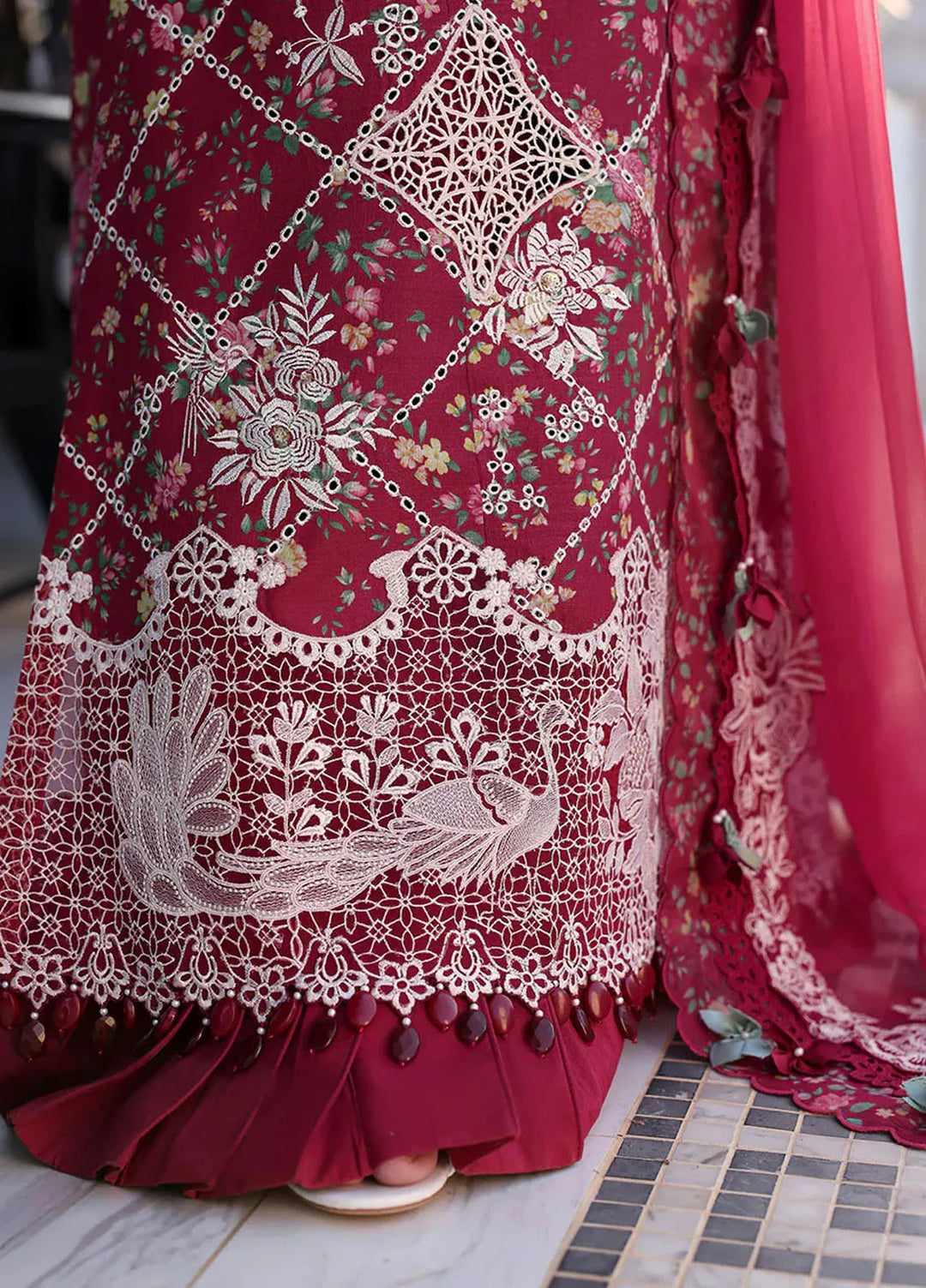 Kalani by Republic Womenswear Embroidered Lawn Suits Unstitched 3 Piece RW25KL RP-D8B Lyanna - Summer Collection