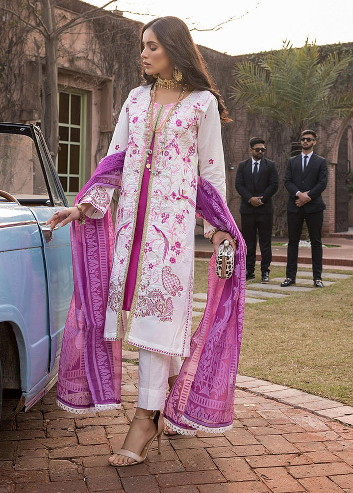 Kalyan By ZS Textiles Embroidered Chikankari Suits Unstitched 3 Piece ZS22K 02 - Summer Collection