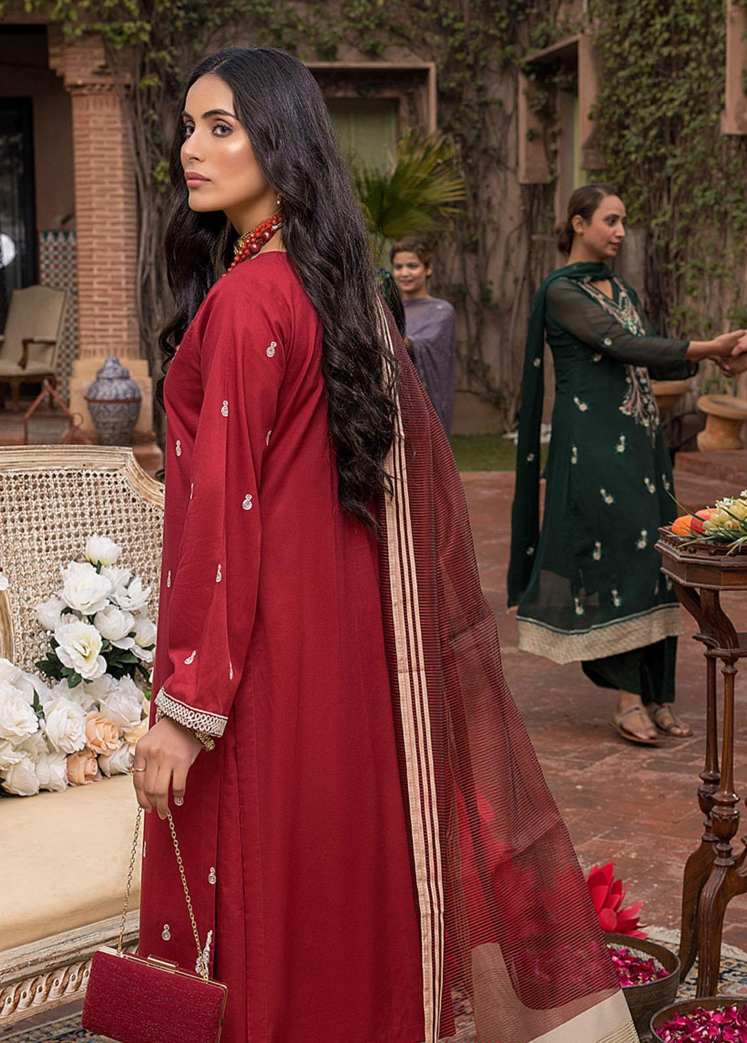 Kalyan By ZS Textiles Embroidered Chikankari Suits Unstitched 3 Piece ZS22K 04 - Summer Collection