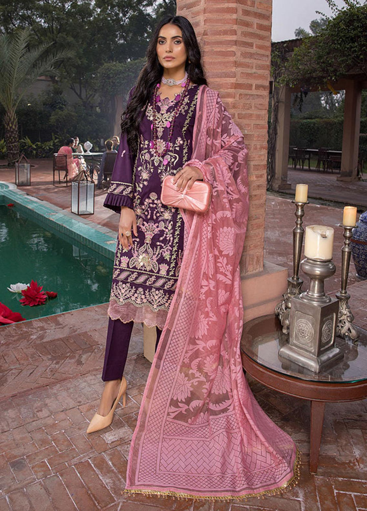 Kalyan By ZS Textiles Embroidered Chikankari Suits Unstitched 3 Piece ZS22K 05 - Summer Collection