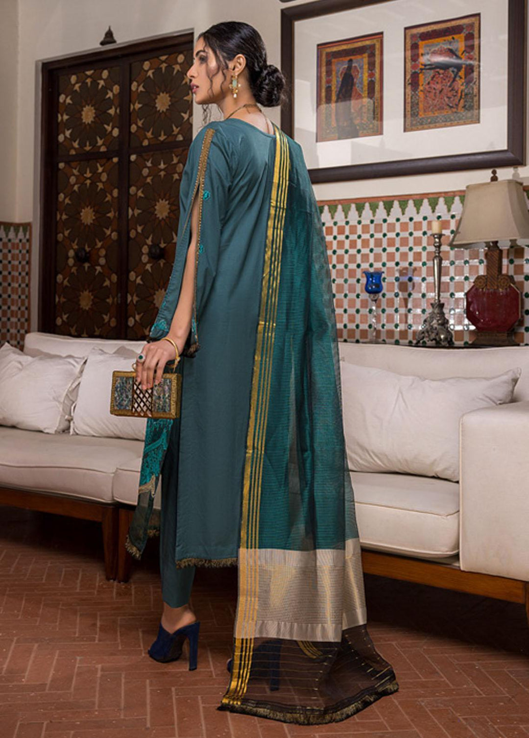 Kalyan By ZS Textiles Embroidered Chikankari Suits Unstitched 3 Piece ZS22K 06 - Summer Collection