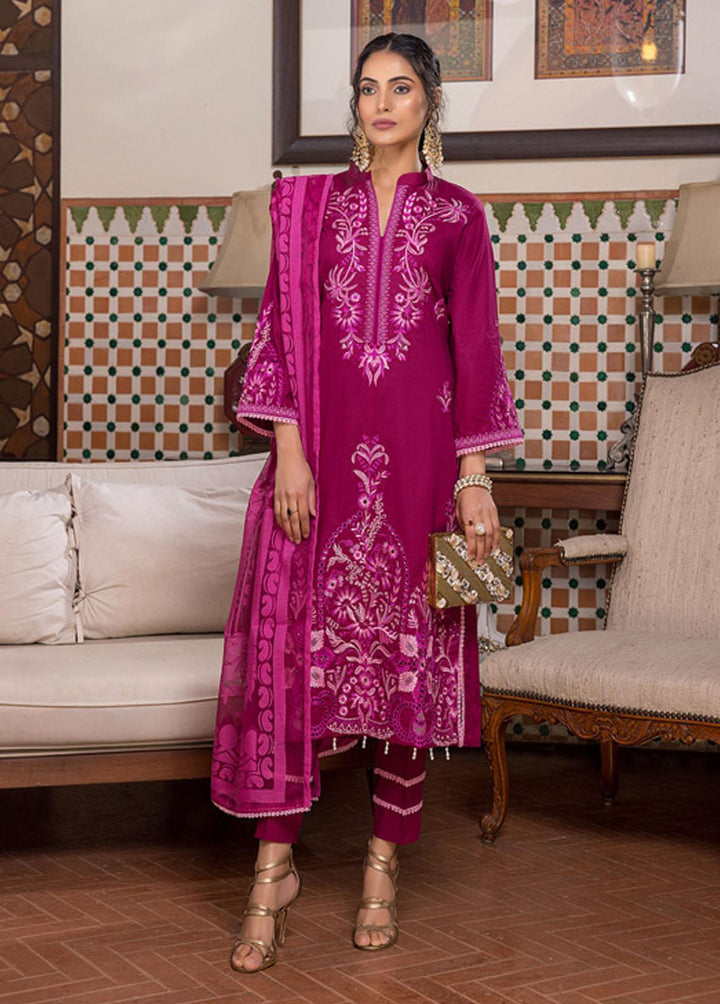 Kalyan By ZS Textiles Embroidered Chikankari Suits Unstitched 3 Piece ZS22K 07 - Summer Collection