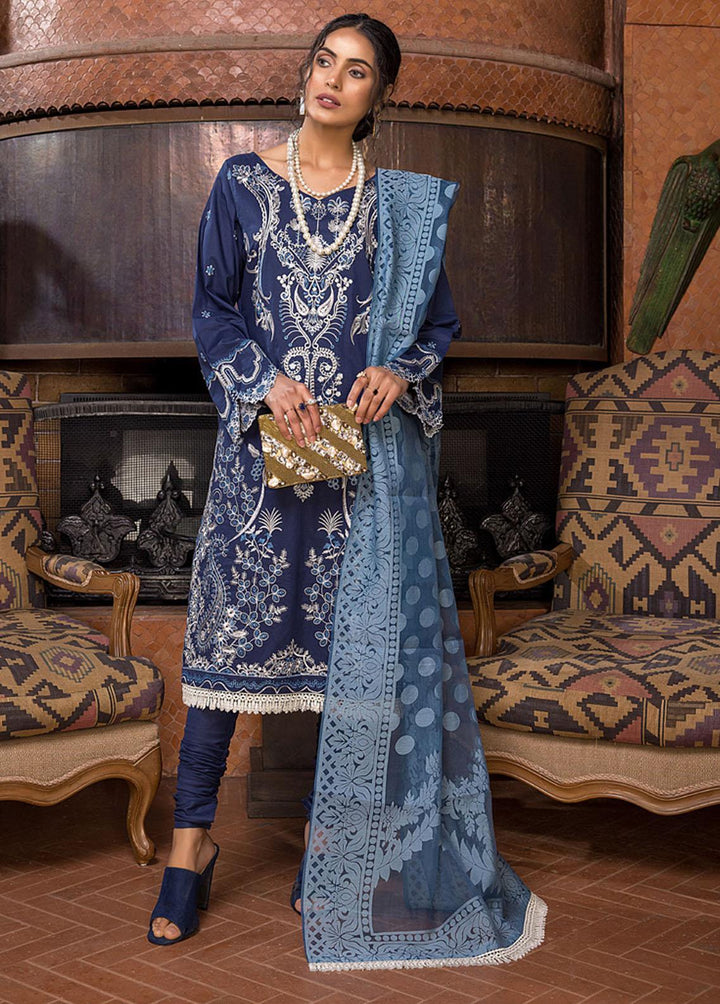 Kalyan By ZS Textiles Embroidered Chikankari Suits Unstitched 3 Piece ZS22K 08 - Summer Collection