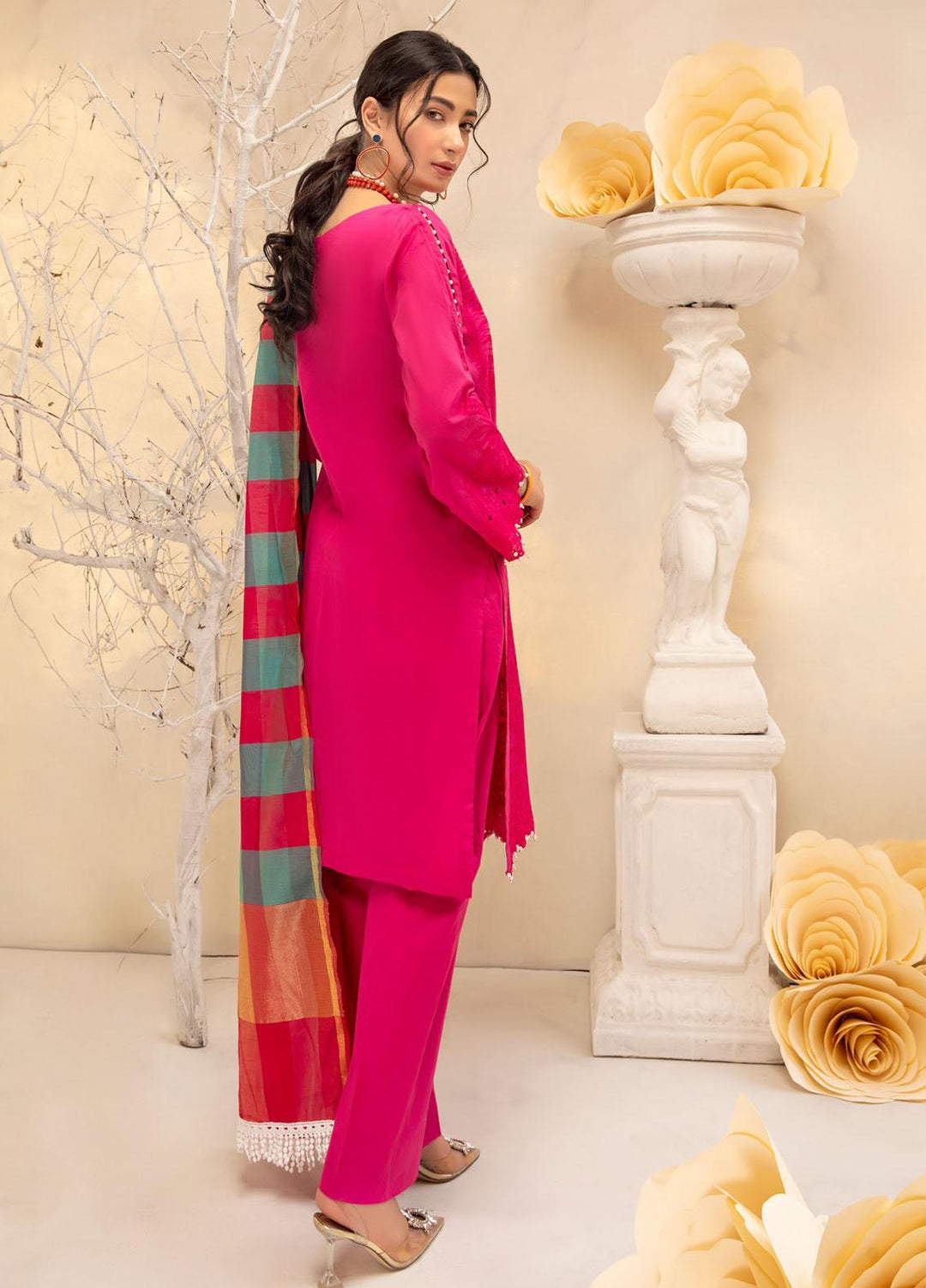 Kalyan by ZS Textiles Embroidered Chikankari Suits Unstitched 3 Piece ZS21KC-6 09 - Festive Collection