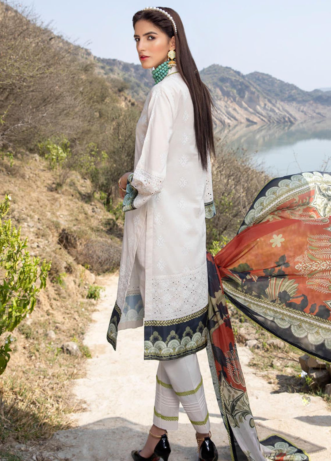 Kalyan by ZS Textiles Embroidered Chikankari Suits Unstitched 3 Piece ZS21KC-3 ZS-02 - Summer Collection