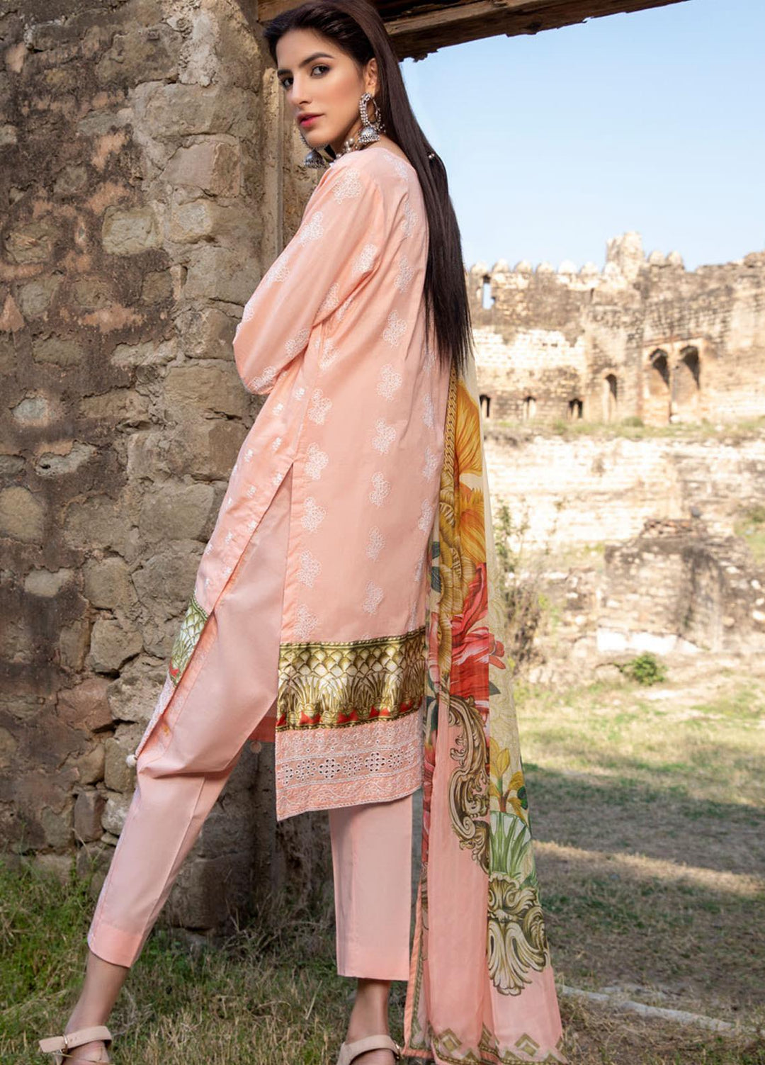 Kalyan by ZS Textiles Embroidered Chikankari Suits Unstitched 3 Piece ZS21KC-3 ZS-03 - Summer Collection