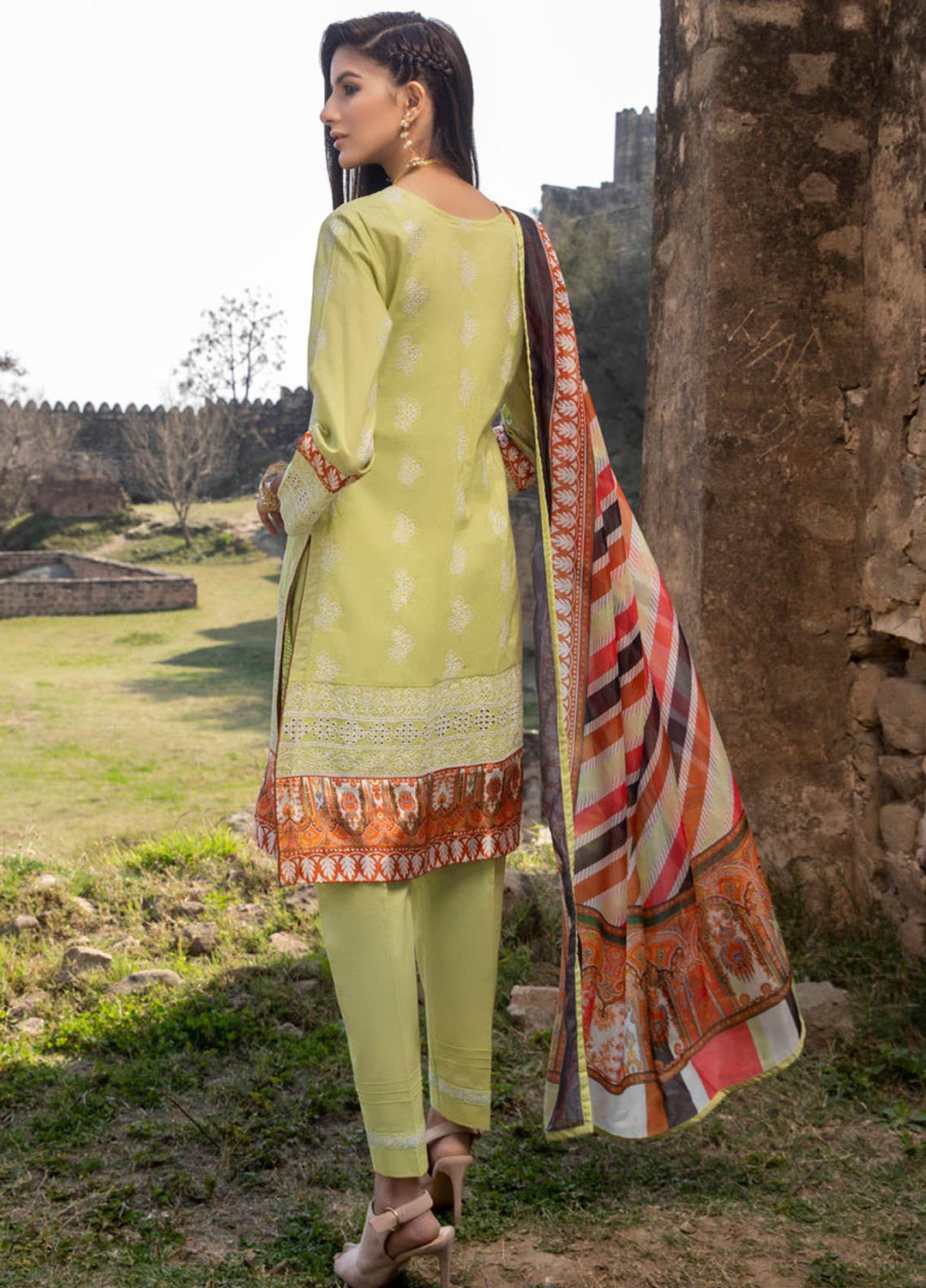 Kalyan by ZS Textiles Embroidered Chikankari Suits Unstitched 3 Piece ZS21KC-3 ZS-05 - Summer Collection