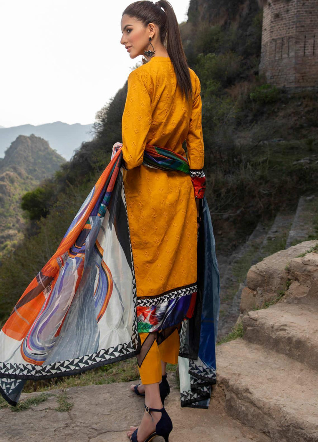 Kalyan by ZS Textiles Embroidered Chikankari Suits Unstitched 3 Piece ZS21KC-3 ZS-09 - Summer Collection