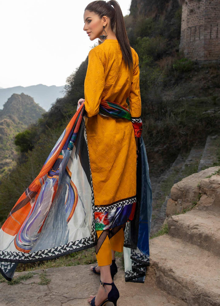 Kalyan by ZS Textiles Embroidered Chikankari Suits Unstitched 3 Piece ZS21KC-3 ZS-09 - Summer Collection