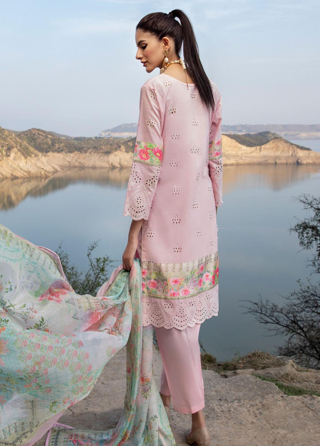 Kalyan by ZS Textiles Embroidered Chikankari Suits Unstitched 3 Piece ZS21KC-3 ZS-10 - Summer Collection