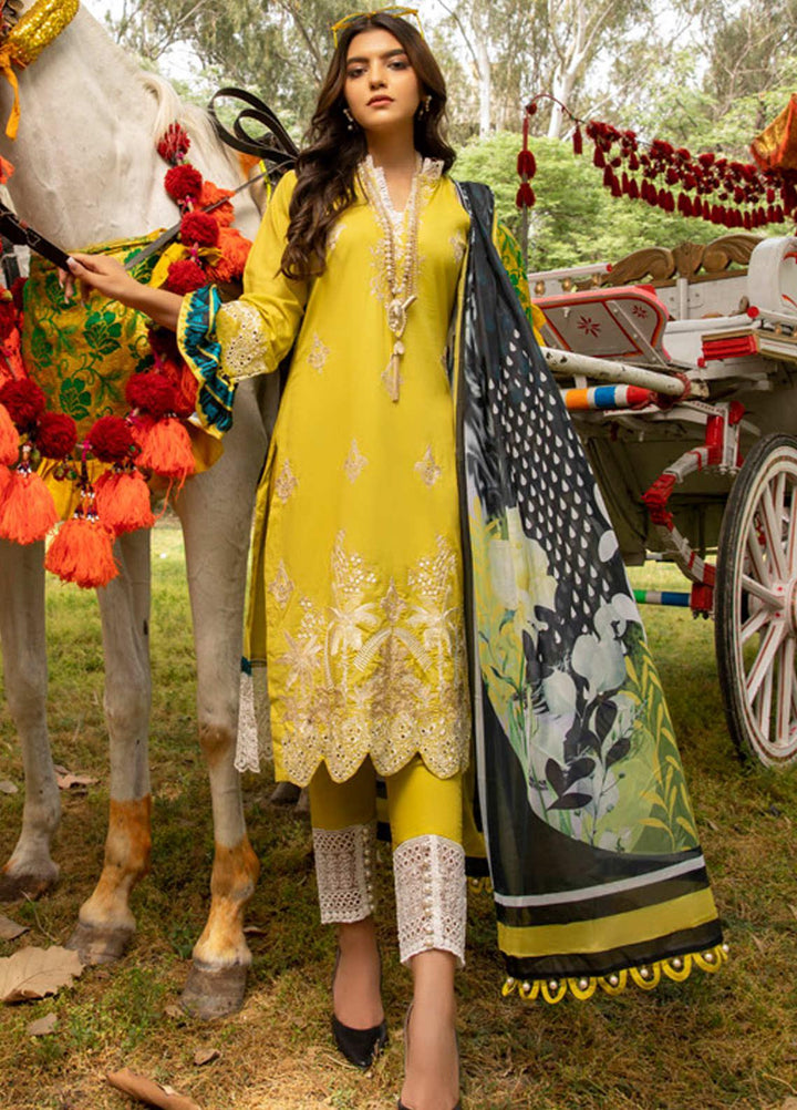 Kalyan by ZS Textiles Embroidered Chikankari Suits Unstitched 3 Piece ZS21KC-4 ZS-03 - Summer Collection