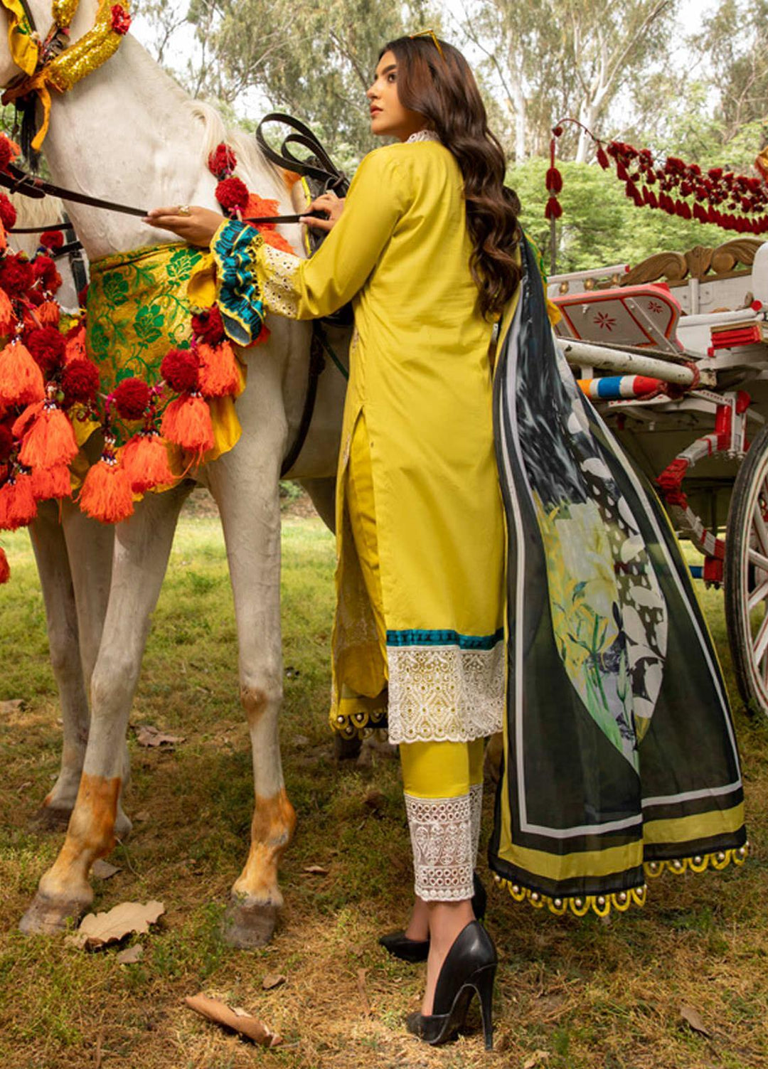 Kalyan by ZS Textiles Embroidered Chikankari Suits Unstitched 3 Piece ZS21KC-4 ZS-03 - Summer Collection