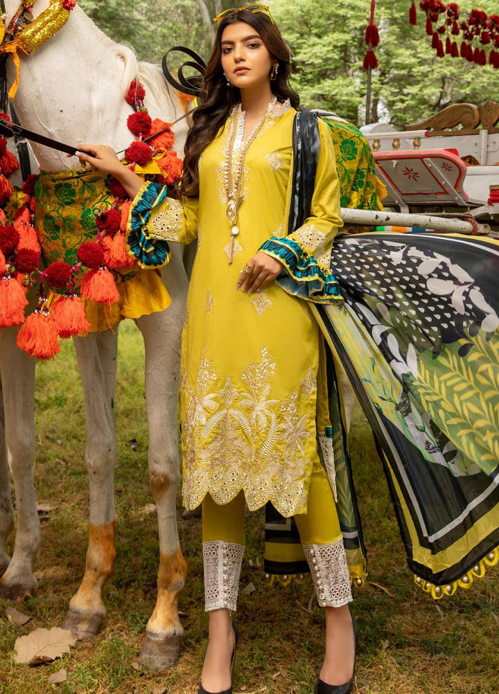 Kalyan by ZS Textiles Embroidered Chikankari Suits Unstitched 3 Piece ZS21KC-4 ZS-03 - Summer Collection