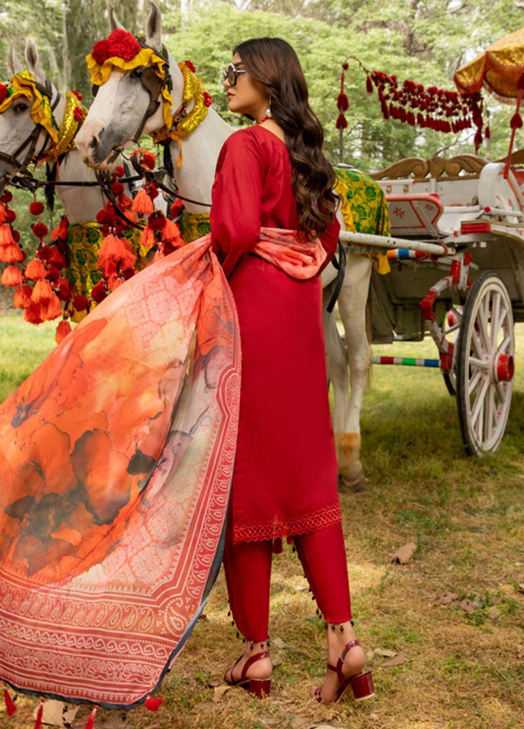 Kalyan by ZS Textiles Embroidered Chikankari Suits Unstitched 3 Piece ZS21KC-4 ZS-04 - Summer Collection