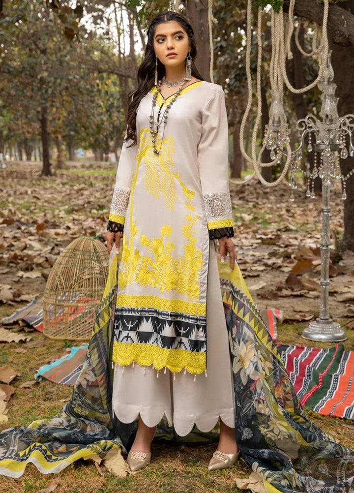 Kalyan by ZS Textiles Embroidered Chikankari Suits Unstitched 3 Piece ZS21KC-4 ZS-09 - Summer Collection