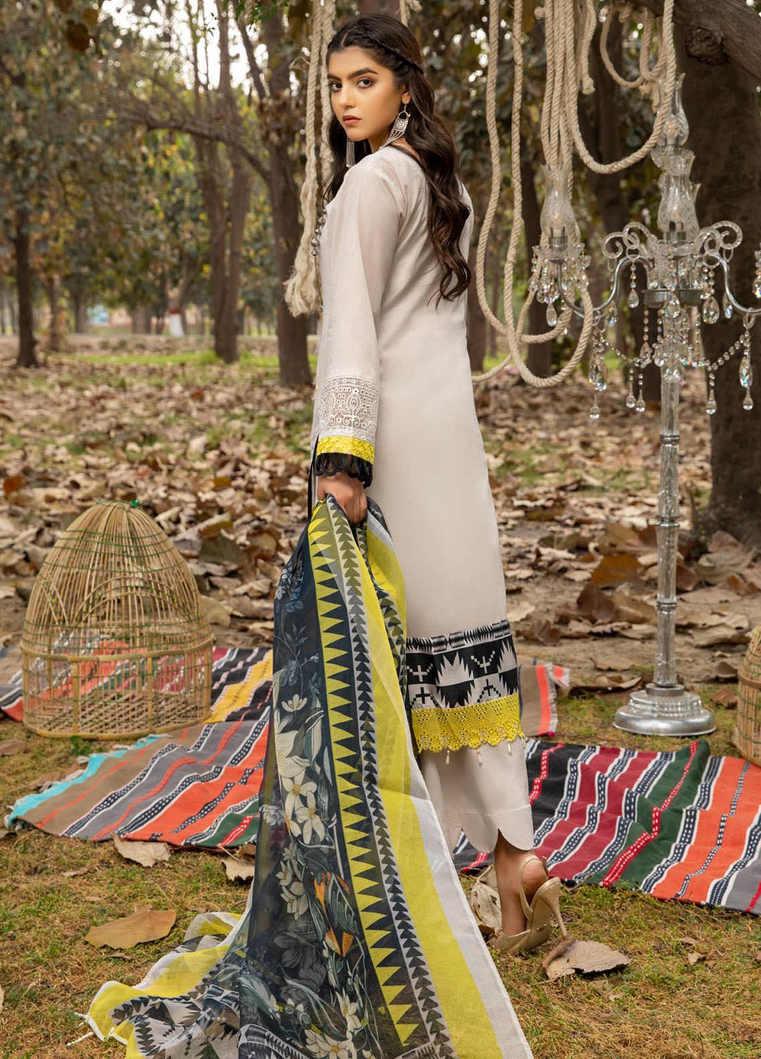 Kalyan by ZS Textiles Embroidered Chikankari Suits Unstitched 3 Piece ZS21KC-4 ZS-09 - Summer Collection