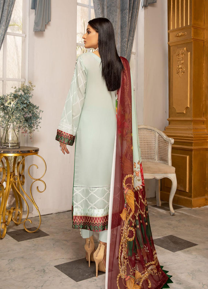 Kalyan by ZS Textiles Embroidered Chikankari Suits Unstitched 3 Piece ZS21KC-5 D-03 - Summer Collection