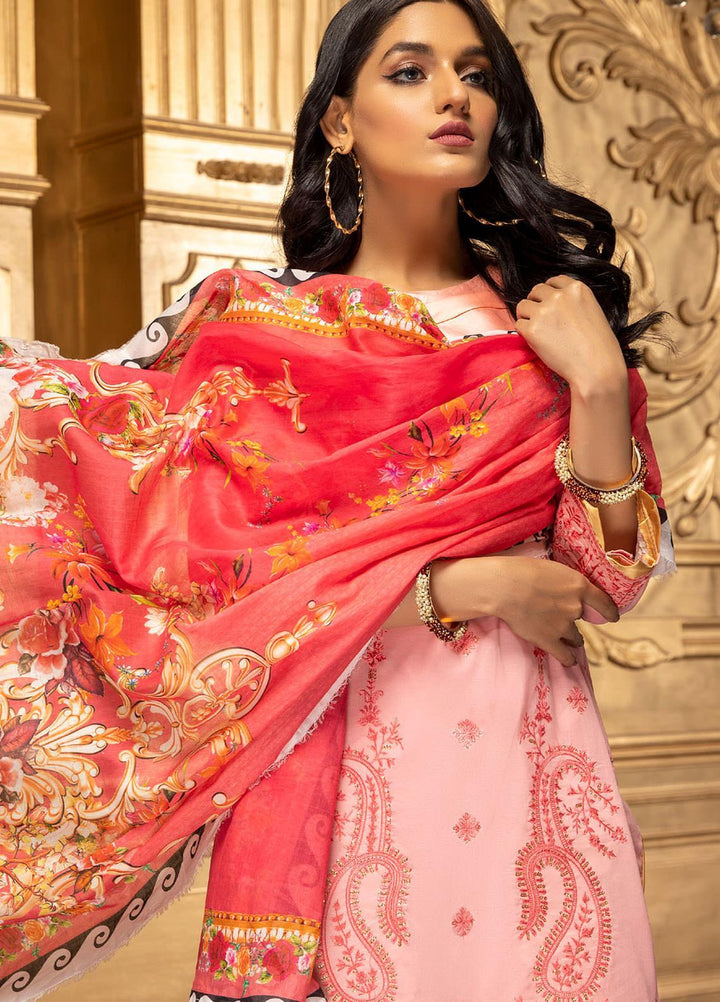 Kalyan by ZS Textiles Embroidered Chikankari Suits Unstitched 3 Piece ZS21KC-5 D-07 - Summer Collection