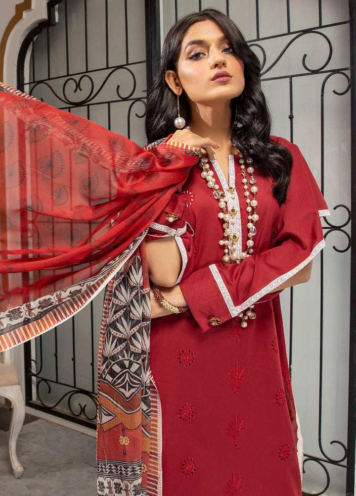 Kalyan by ZS Textiles Embroidered Chikankari Suits Unstitched 3 Piece ZS21KC-5 D-08 - Summer Collection