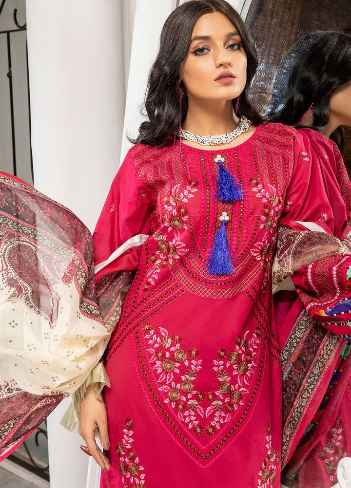 Kalyan by ZS Textiles Embroidered Chikankari Suits Unstitched 3 Piece ZS21KC-5 D-10 - Summer Collection