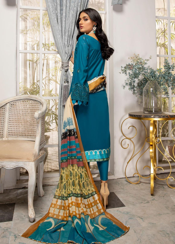 Kalyan by ZS Textiles Embroidered Chikankari Suits Unstitched 3 Piece ZS21KC-5 D-12 - Summer Collection