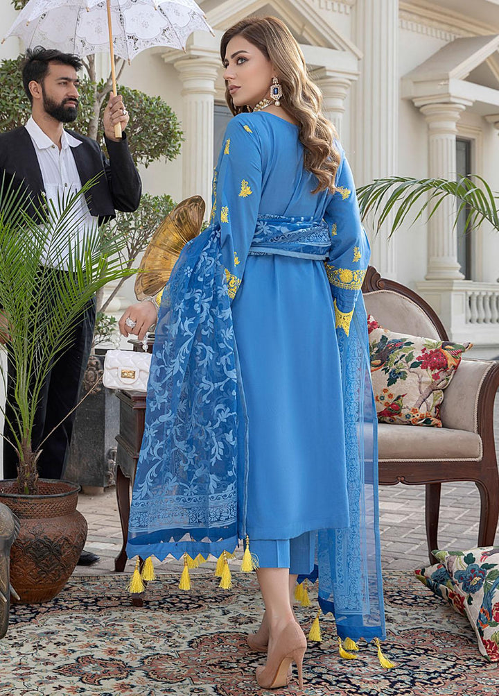 Kalyan By ZS Textiles Embroidered Jacquard Suits Unstitched 3 Piece ZS21K KBO-3 - Winter Collection