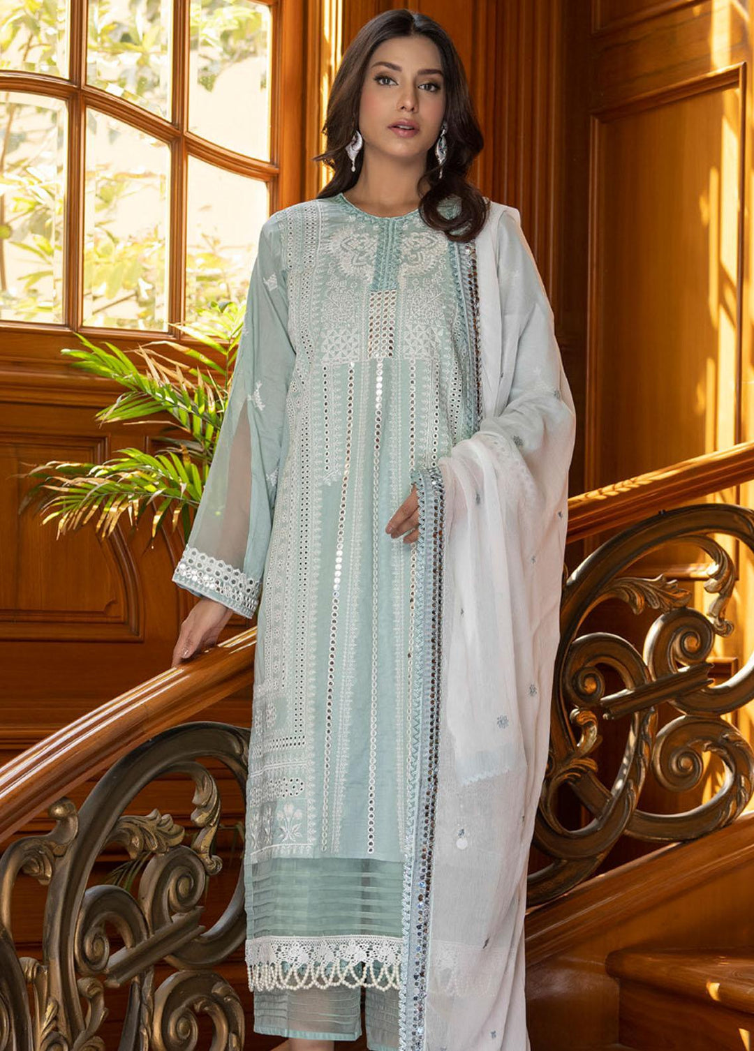 Kalyan By ZS Textiles Embroidered Lawn Suits Unstitched 3 Piece ZS23KE D-01 - Eid Collection