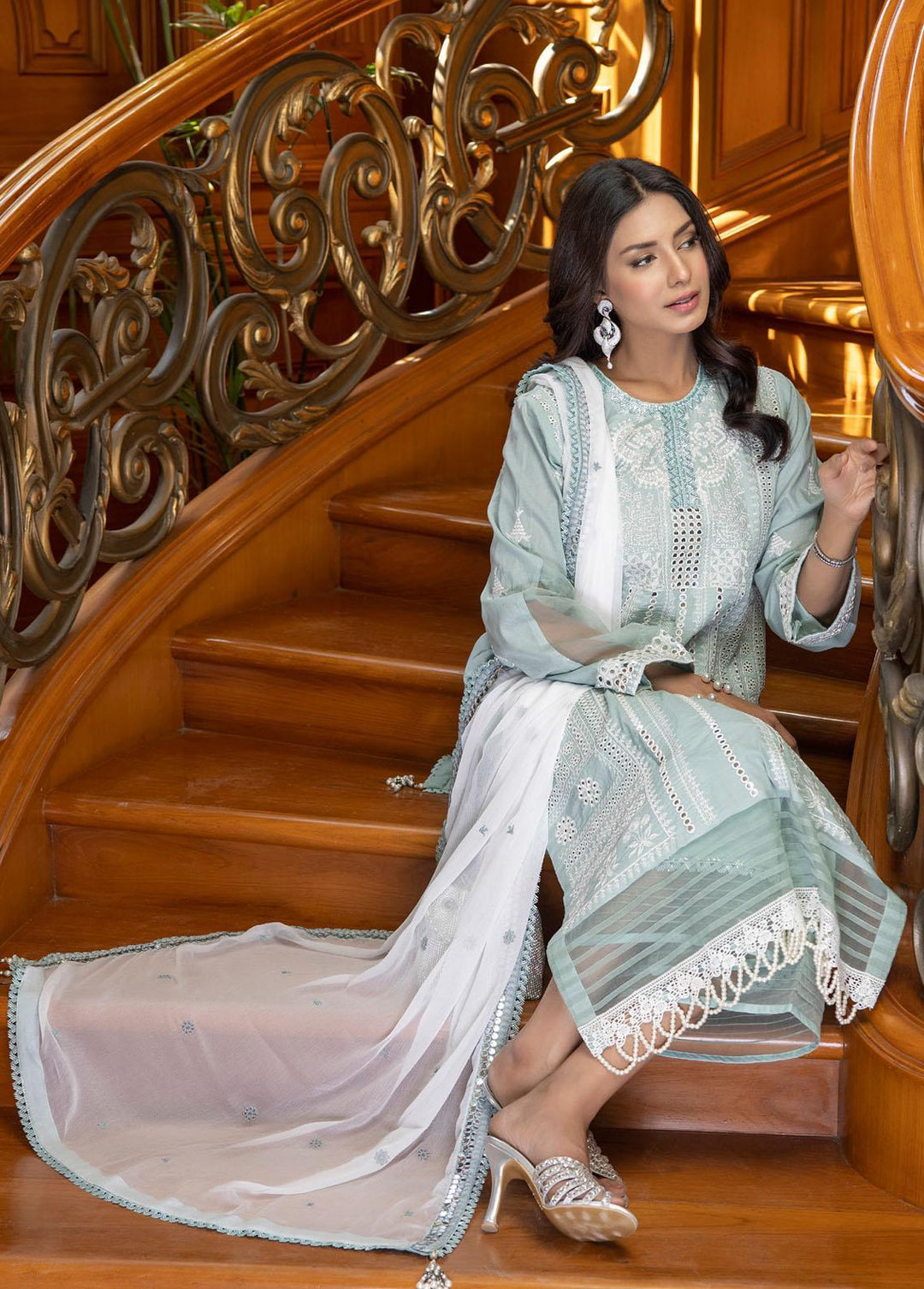 Kalyan By ZS Textiles Embroidered Lawn Suits Unstitched 3 Piece ZS23KE D-01 - Eid Collection