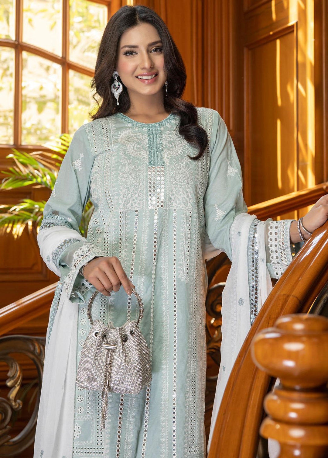 Kalyan By ZS Textiles Embroidered Lawn Suits Unstitched 3 Piece ZS23KE D-01 - Eid Collection