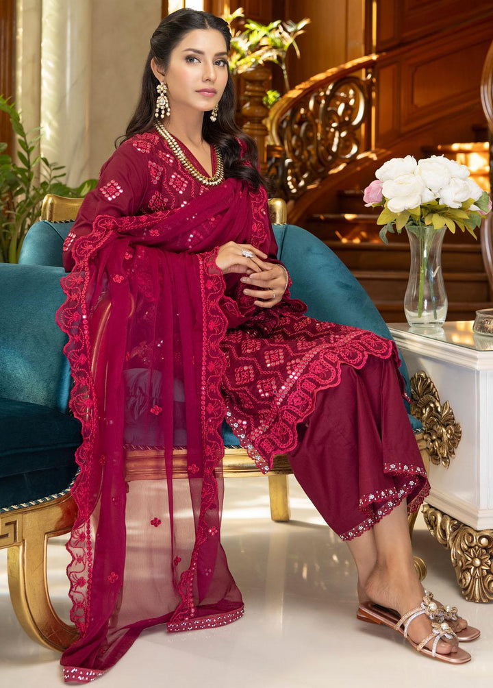 Kalyan By ZS Textiles Embroidered Lawn Suits Unstitched 3 Piece ZS23KE D-03 - Eid Collection