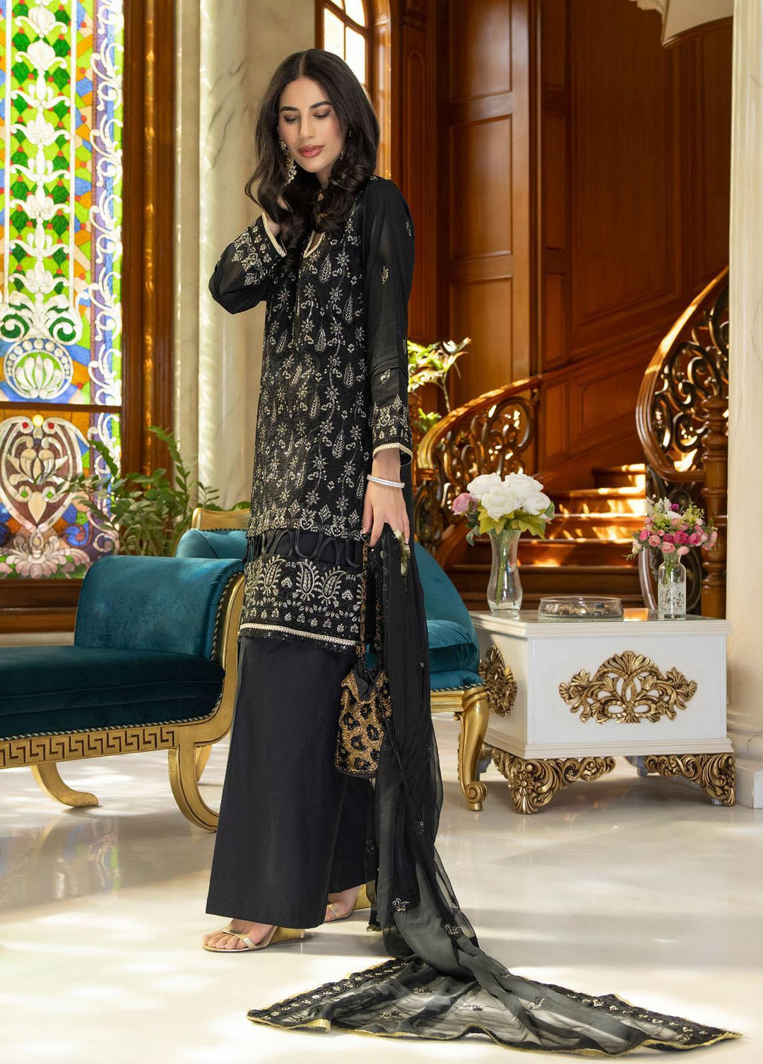 Kalyan By ZS Textiles Embroidered Lawn Suits Unstitched 3 Piece ZS23KE D-04 - Eid Collection