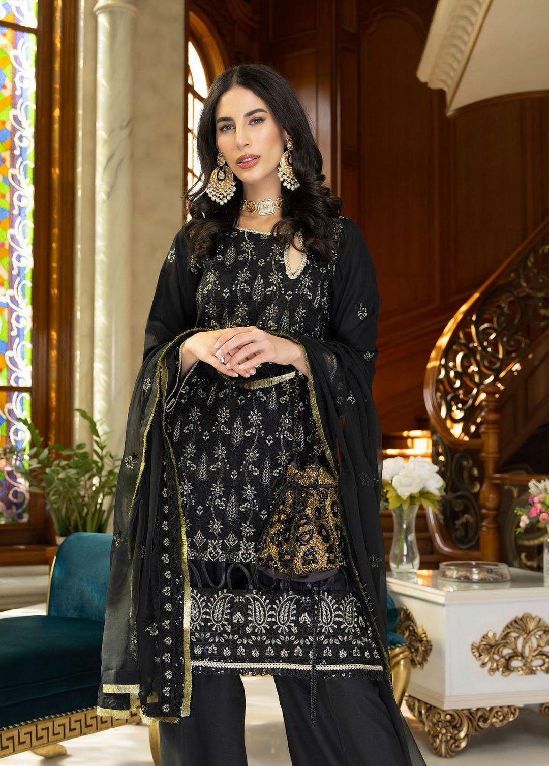 Kalyan By ZS Textiles Embroidered Lawn Suits Unstitched 3 Piece ZS23KE D-04 - Eid Collection