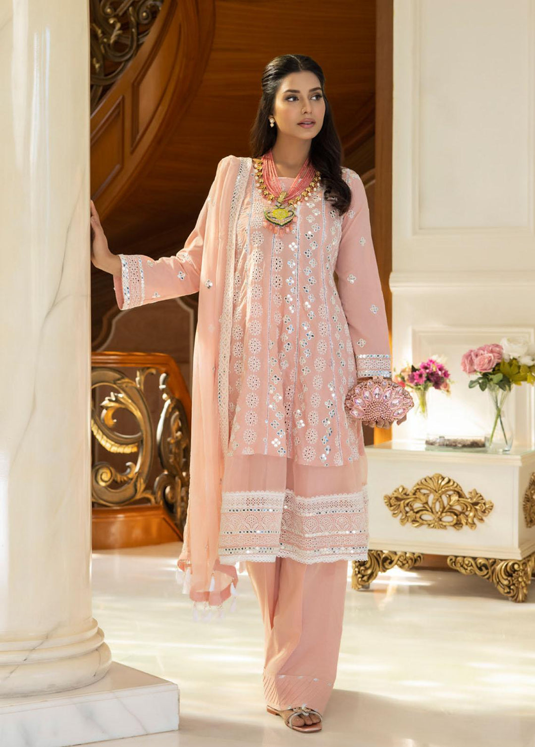 Kalyan By ZS Textiles Embroidered Lawn Suits Unstitched 3 Piece ZS23KE D-05 - Eid Collection