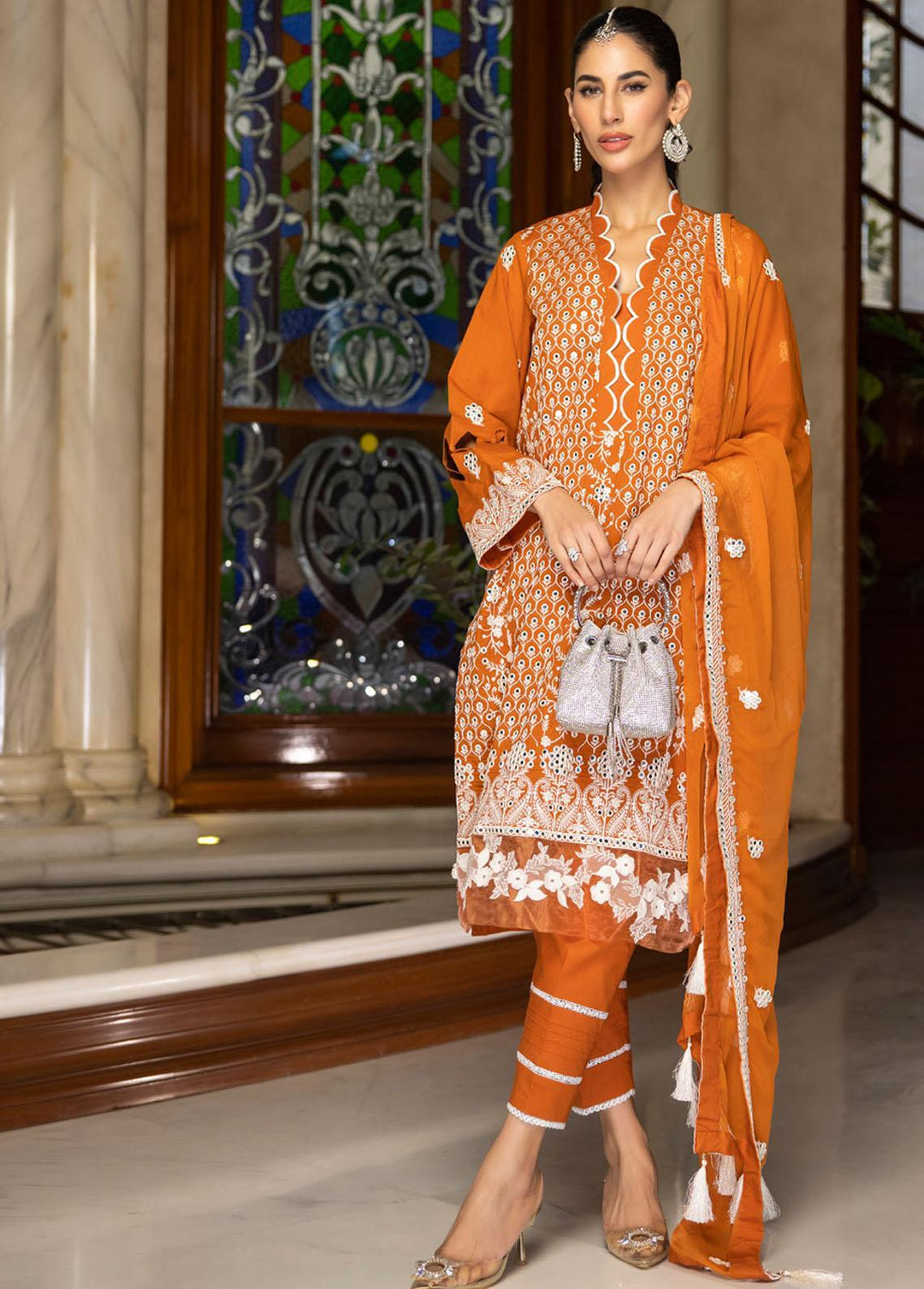 Kalyan By ZS Textiles Embroidered Lawn Suits Unstitched 3 Piece ZS23KE D-10 - Eid Collection